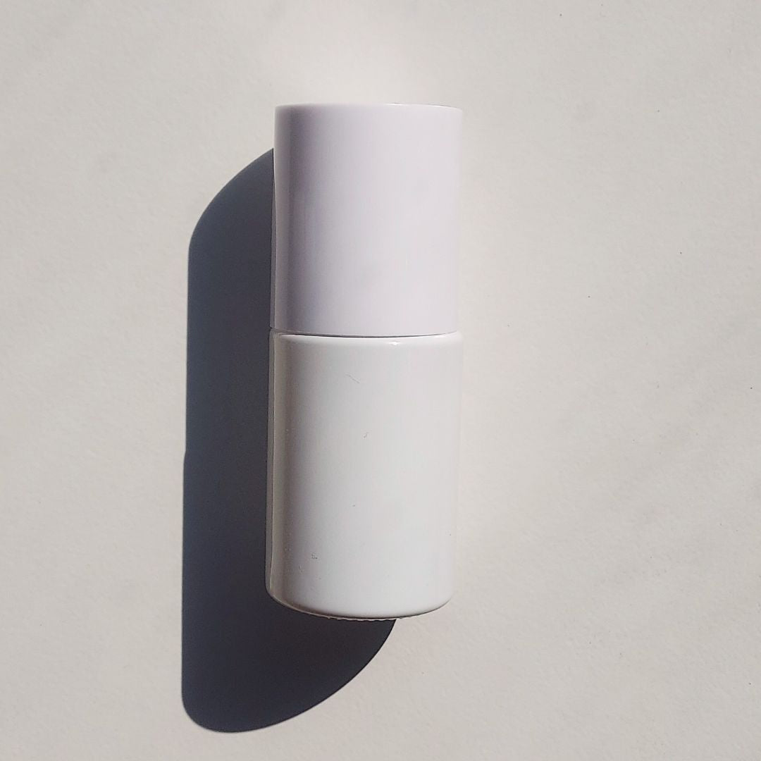 White Glass Packaging for Private Label - 1oz Pump Bottle with Gloss Finish - Ataliene Private Label