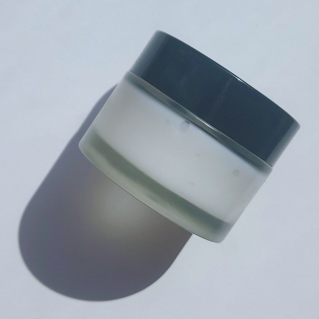 1.7oz Round Frosted Glass Jar with Black Lid - Ataliene Skincare Private Label