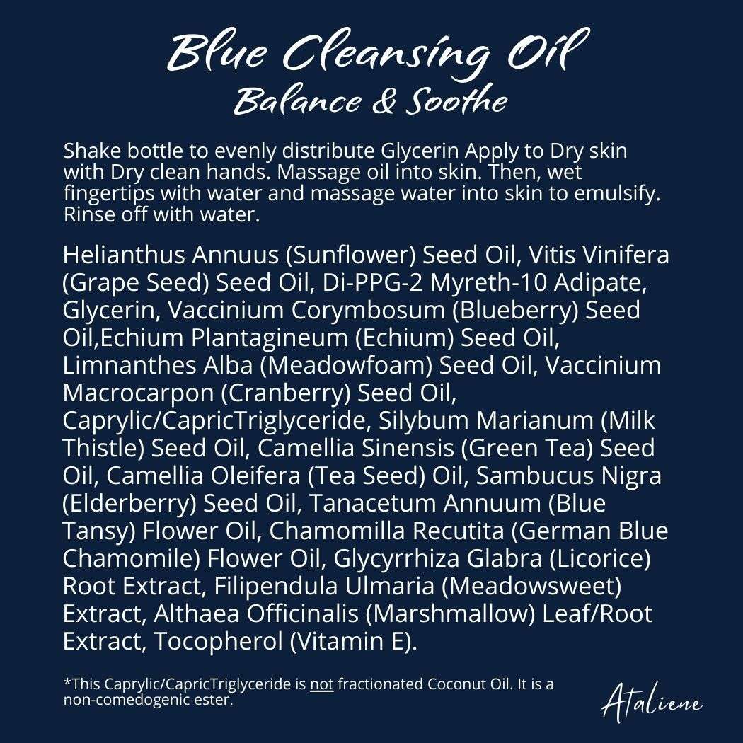 Blue Cleansing Oil - Balance & Soothe