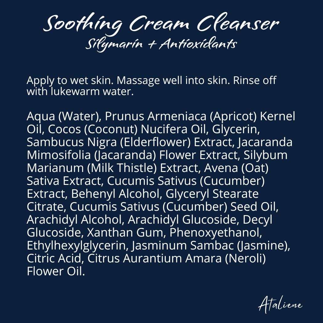 Soothe & Nourish - Cream Cleanser with Silymarin and Antioxidants