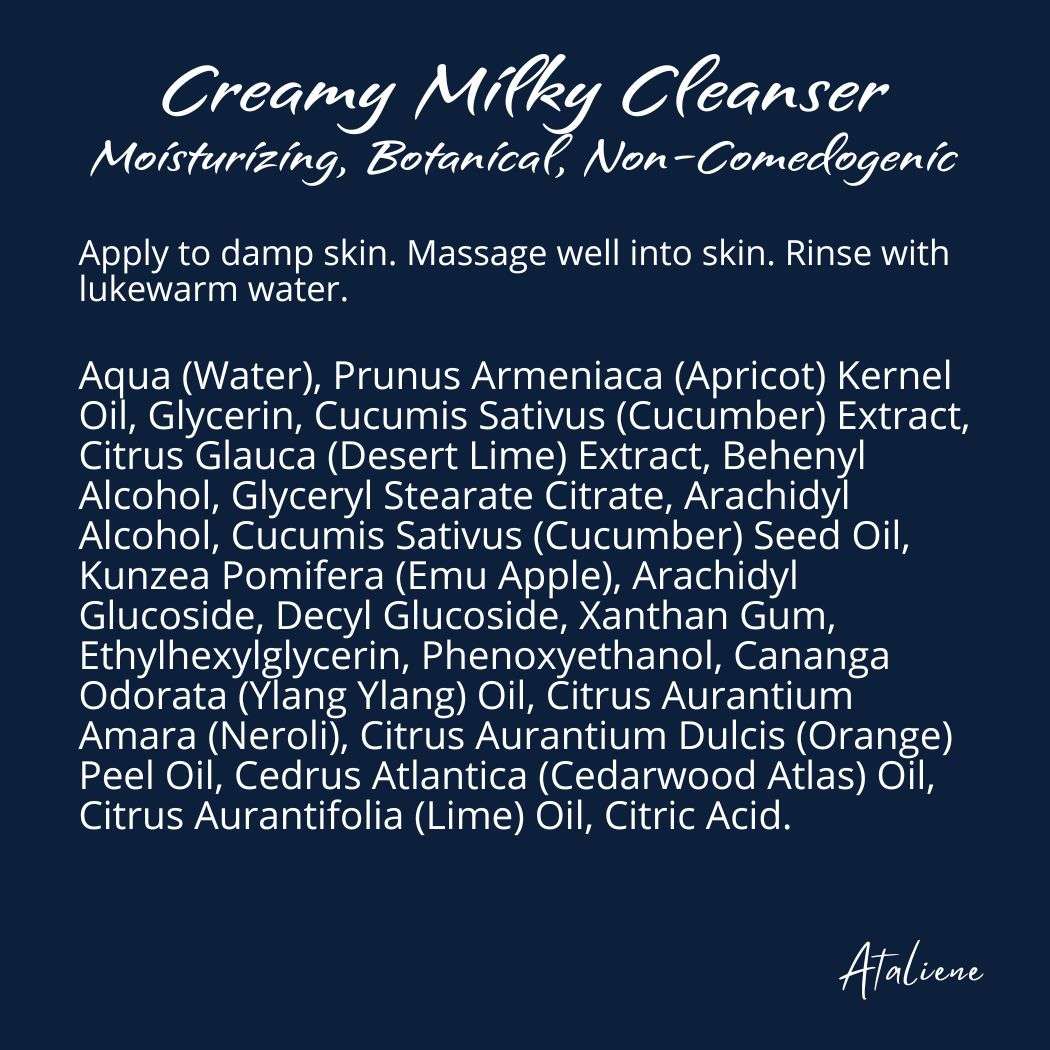 Creamy Milky Moisturizing Botanical Cleanser