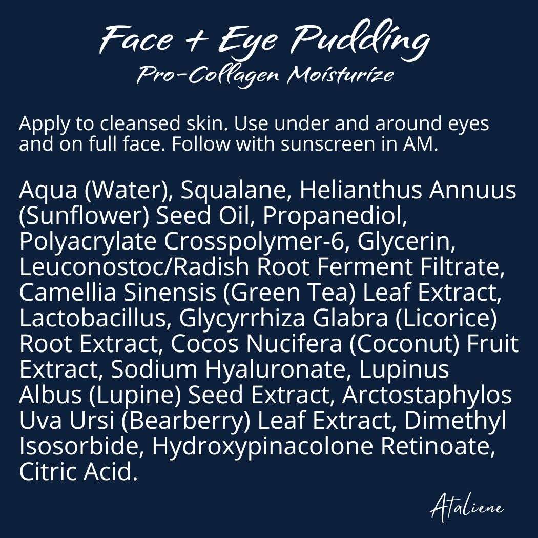 Face + Eye Pudding: Pro-Collagen Gel Moisturizer