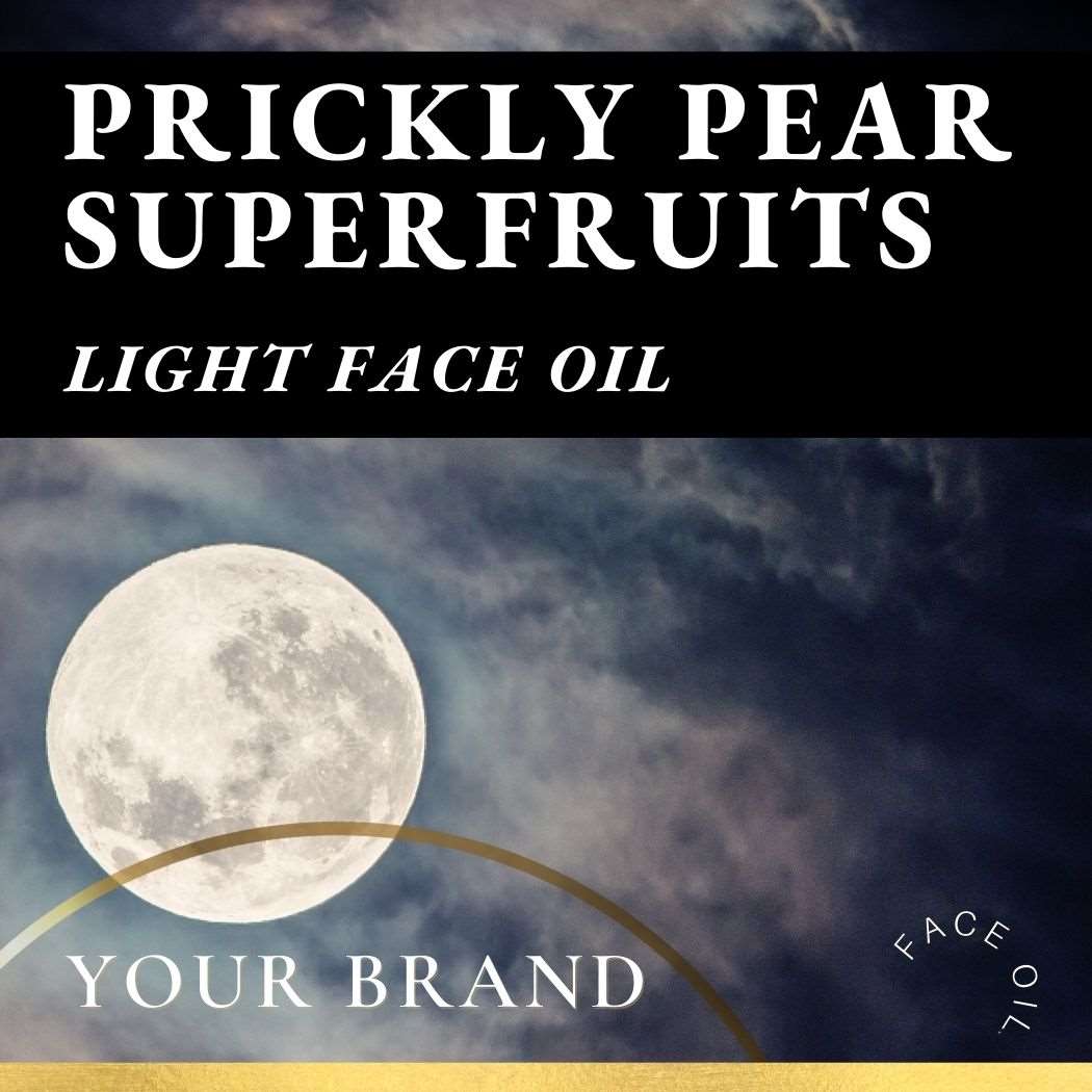 Prickly Pear Face Oil - Light Face Oil for Private Label. Non-comeogenic. with Chia, Maqui and Goji - Ataliene Skincare Private Label
