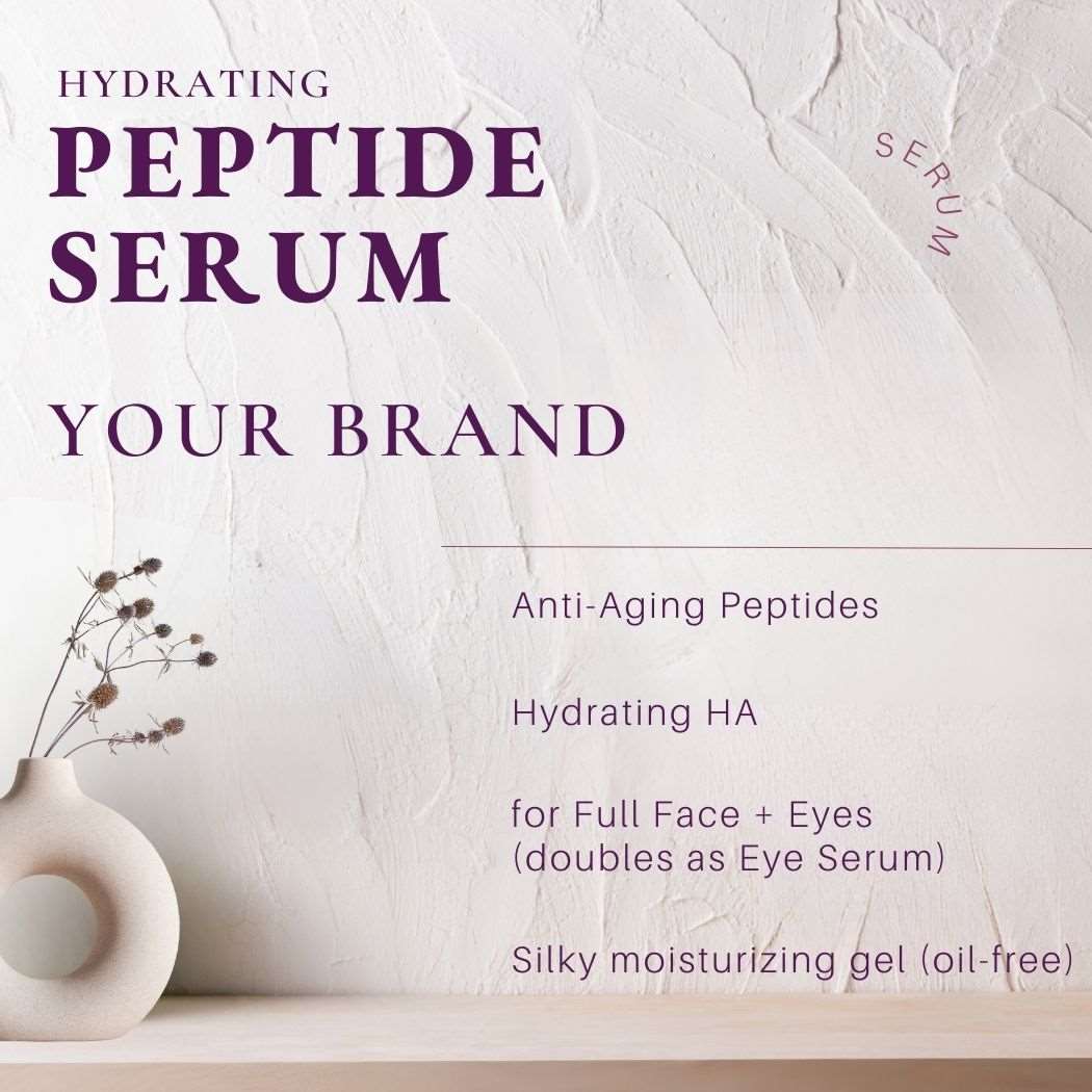 4 Peptides + HA: Anti-Aging Moisturizing Serum - Ataliene Skincare Private Label