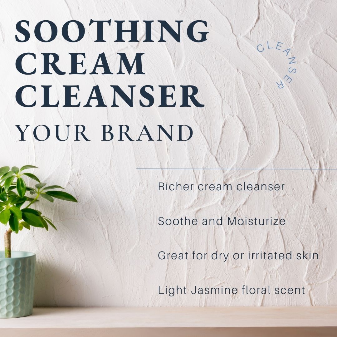 soothing cream cleanser private label for holistic estheticians. Ataliene Private Label