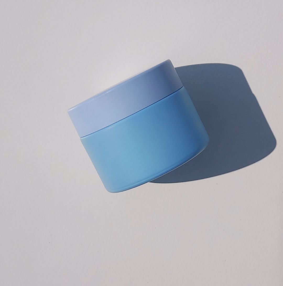 Light blue glass jar - skincare 50g 1.7 oz jar packaging - Ataliene private label
