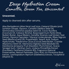 Deep Hydration Moisturizer Cream - Green Tea Camellia Sandalwood - Ataliene Private Label for spas and estheticians