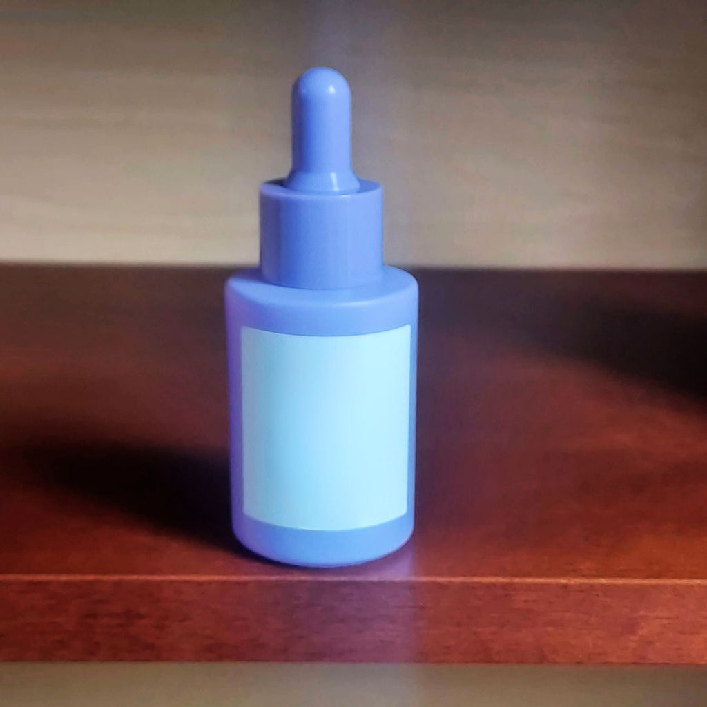 D15: Classic - Purple Glass Bottle with Purple Dropper - Ataliene Skincare Private Label