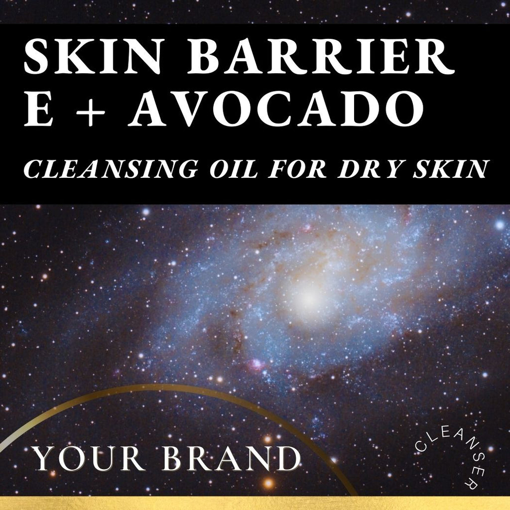 Cleansing Oil for Dry Skin - Vitamin E Avocado Fig - Ataliene Skincare Private Label for Spas