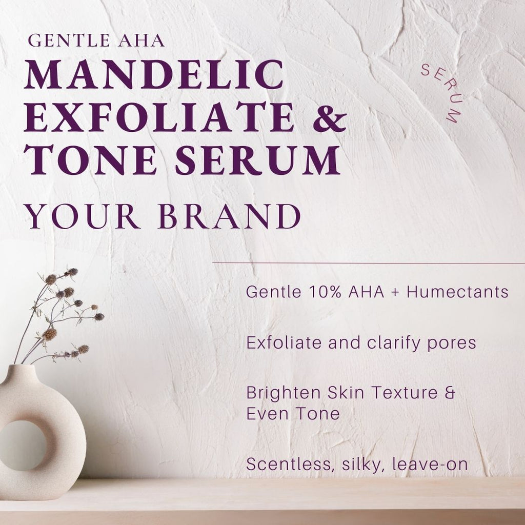 10% Mandelic Acid + HA Serum - Exfoliate - Ataliene Skincare Private Label Low MOQ