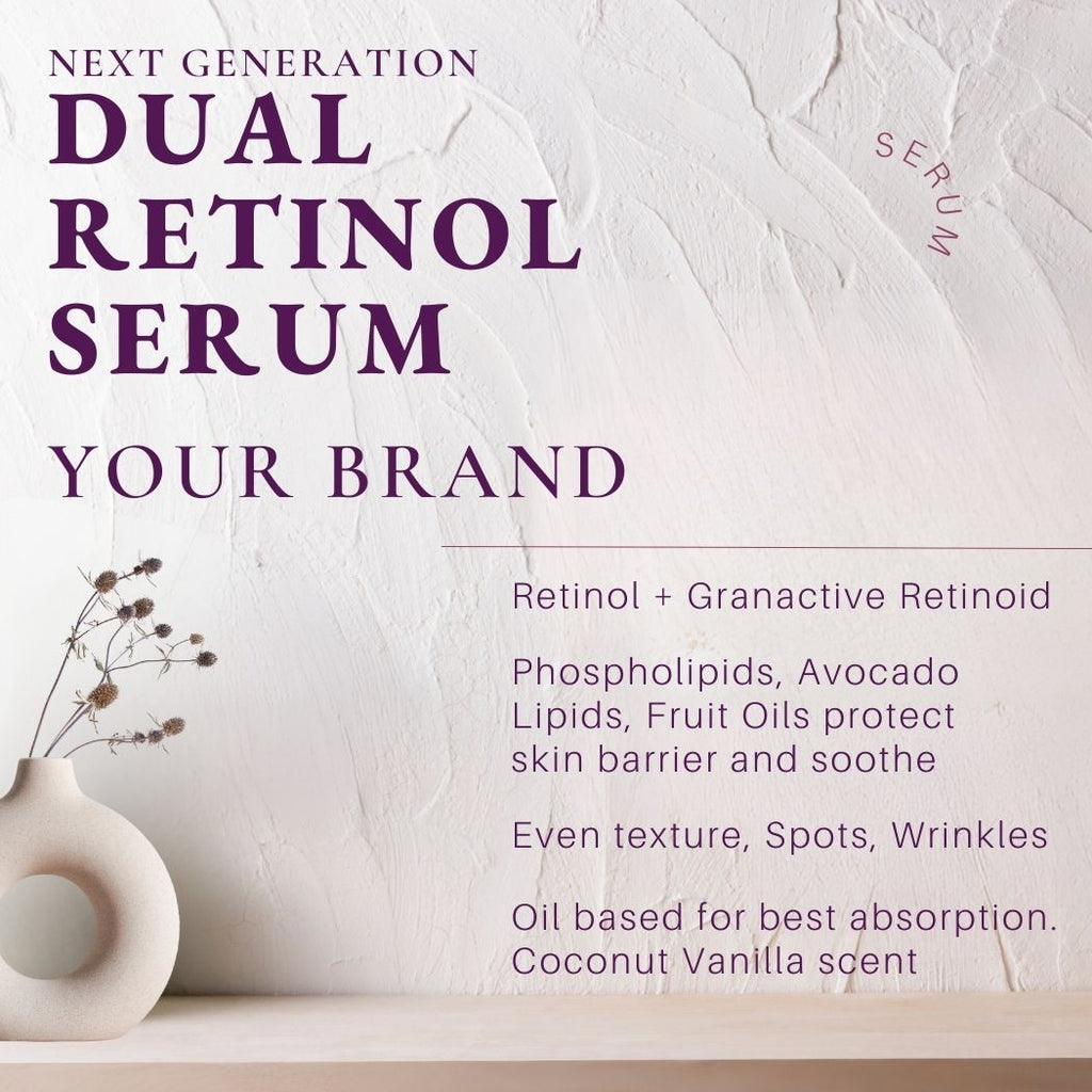 Dual Retinol Oil Serum with Retinol and Granactive Retinoid for Private Label - Ataliene Skincare Private Label