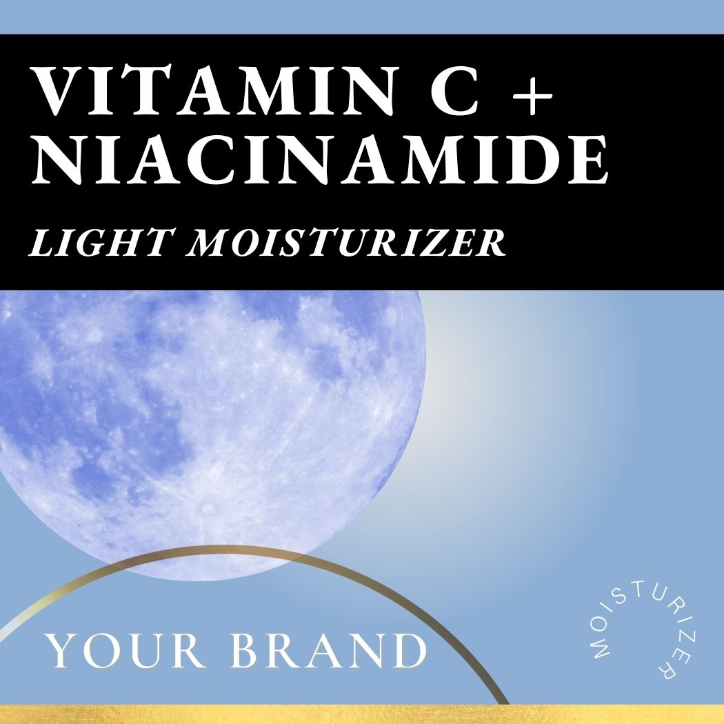 Private Label Light Moisturizer for Oily Skin with Vitamin C and Niacinamide - Ataliene Skincare Private Label