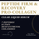 Peptide Recovery Serum for Private Label - 7 Peptides, Ectoin, Panthenol, Ceramides from Ataliene Private Label Professional Skincare