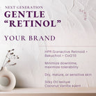 HPR + Bakuchiol + COQ10 private label gentle retinol oil serum for estheticians only - Ataliene Private Label
