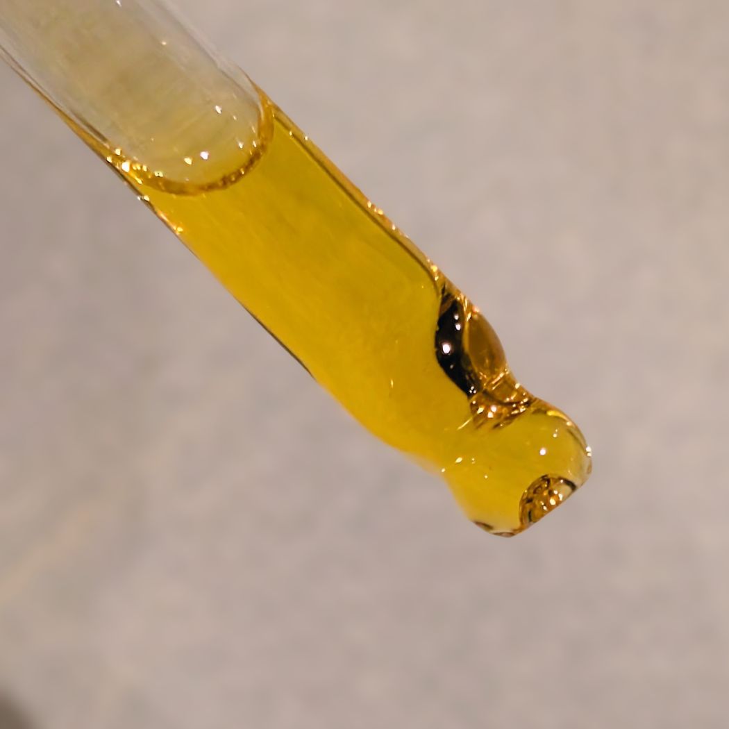Botanical Plant Renewal Face oil orange color in dropper for Private Label holistic esthetician