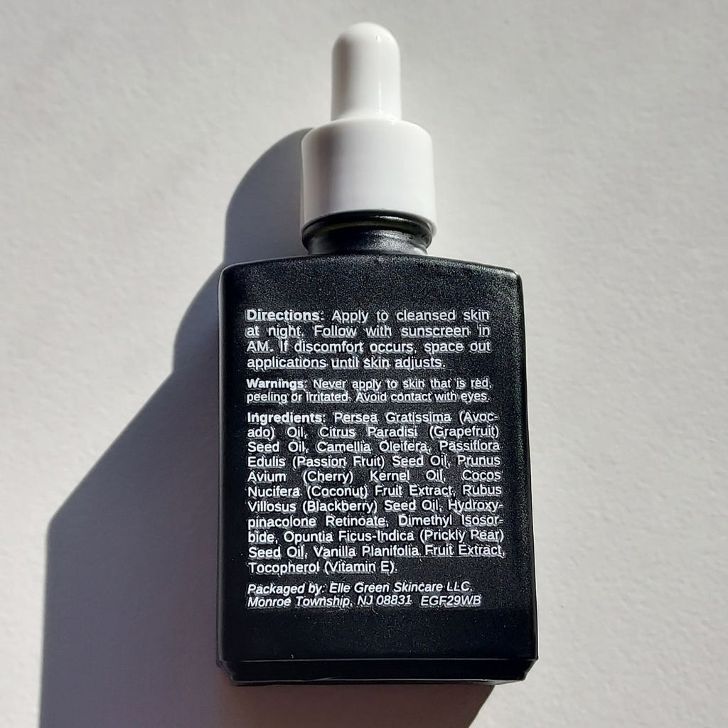 D4: Square - Black Glass Bottle with White Dropper - Ataliene Skincare Private Label