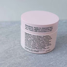 J5: Round - Light Pink Glass Jar with Pink Lid - Ataliene Skincare Private Label