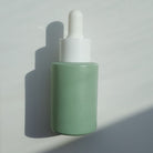 Sage Green Dropper Bottle for skincare - Glass 1 oz - Ataliene Skincare Private Label