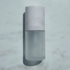 1 oz Frosted Glass Bottle with White Pump and Cap for Private Label Skin Care - Ataliene Private Label