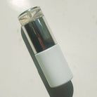 pear white 1 oz serum bottle with silver pump and silver cap - Ataliene Private Label Skincare