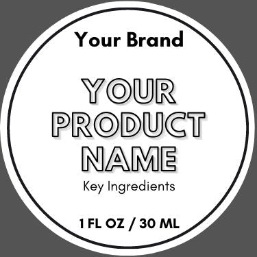 L10SC:  Small Circle Label - Ataliene Skincare Private Label