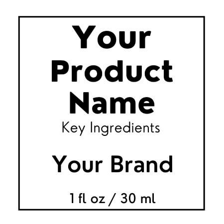 L1: Square Label - Ataliene Skincare Private Label