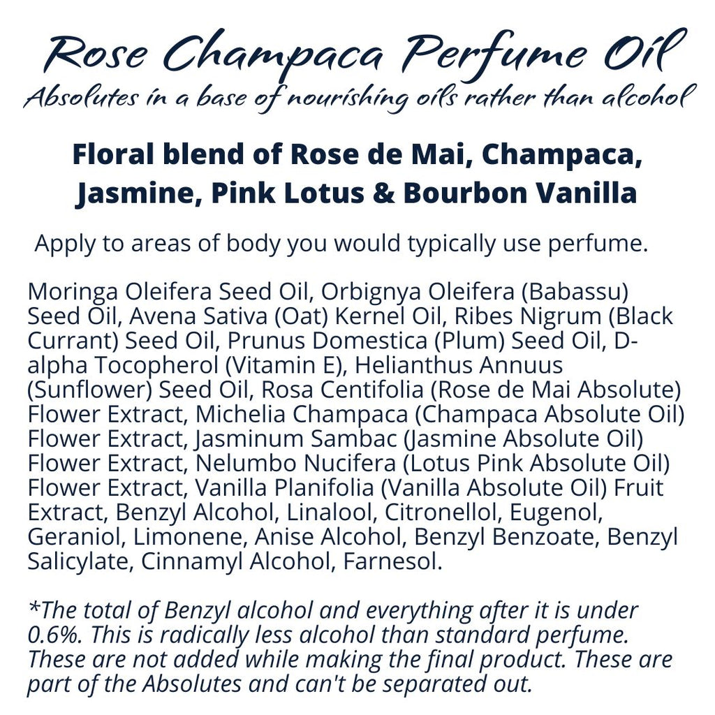 Perfume Oil - Rose de Mai Warm Spice Fragrance - Ataliene Skincare Private Label