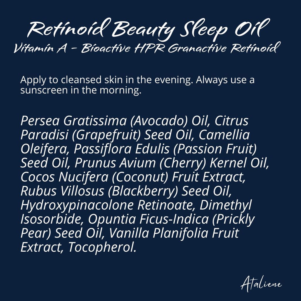 Retinoid Anti-Aging Sleep Oil - Ataliene Skincare Private Label