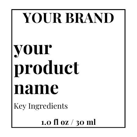 L108: Square Label - Ataliene Skincare Private Label