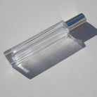 R13: Roller Ball - Clear Glass - Tall Rectangle - with Silver Cap - Ataliene Skincare Private Label