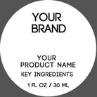 L86SC: Small Circle Label - Ataliene Skincare Private Label