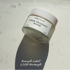 J3: Round - Frosted Glass Jar with White Lid - Ataliene Skincare Private Label